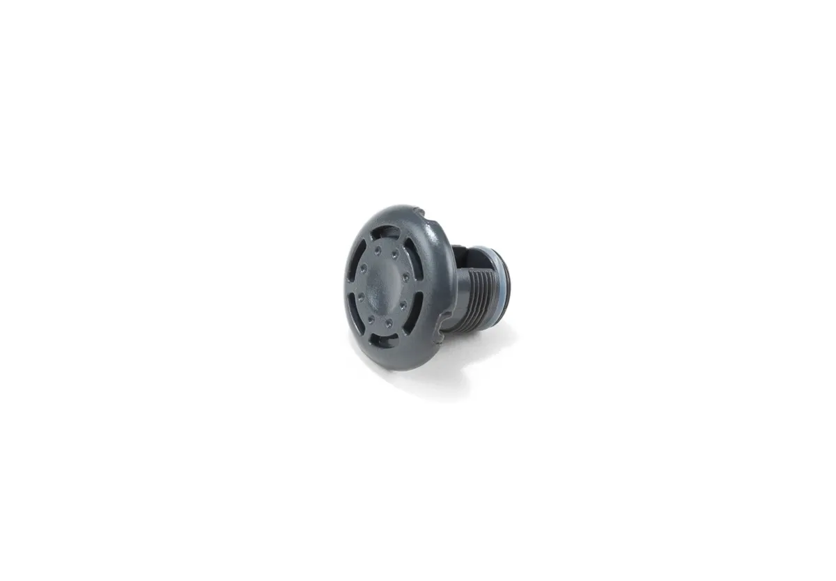 COMBO SPA AIR INLET VALVE W/ O-RING (DARK GREY)