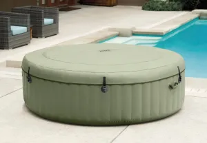 ROUND 4-PERSON SPA COVER - GREEN