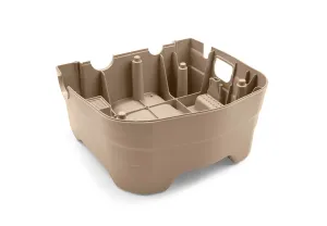 BASE OF CHEVRON BUBBLE SPA-BROWN