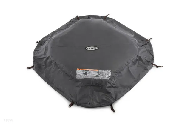 OCTAGON BUBBLE SPA COVER FOR 6 PERSONS-GREY